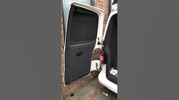 VW T5 carpeted rear door
