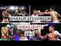 Shakur Stevenson 19 0 Highlights 