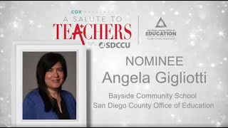 2020-21 County Teacher Of The Year Nominee Angela Gigliotti San Diego County Office Of Education
