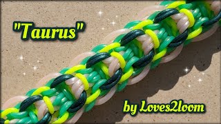 &quot;Taurus&quot; Monster Tail/Rainbow Loom Bracelet Tutorial