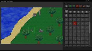 Editor-RPG2D v0.044 - Editing Terrain and Placing GameObjects