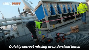 VersaDrive Site Installation Kit - Overcome missing & undersized holes on-site without costly rework