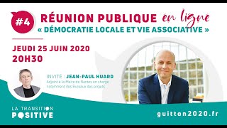 Réunion Publique Thématique Du 25 Juin 2020 Démocratie Locale, Vie Associative