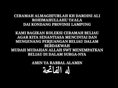 Momen Ramadhan, Ceramah Lucu KH Daroini Ali