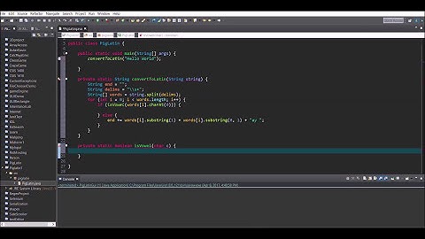 Pig Latin Java Tutorial