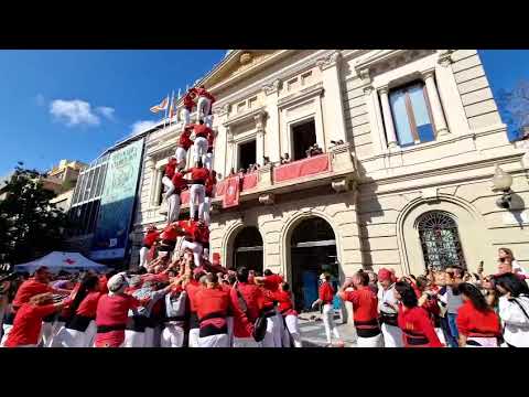 Castellers de Barcelona: 3 de 8 - Festa Major de les Corts 2025