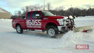 The BOSS Super Duty Snowplow in Action
