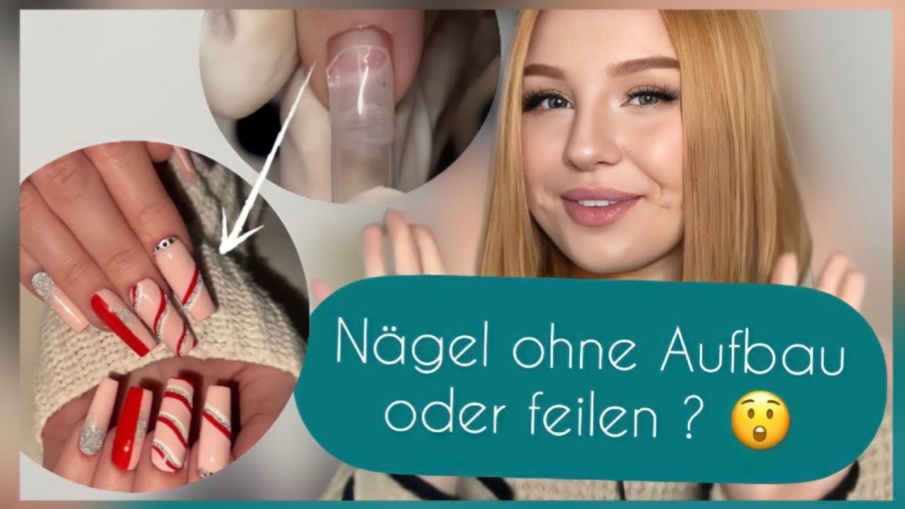 NÄGEL SELBST MACHEN IN 10 min ? Cherry testet Glue Gel 💅🏻🌸