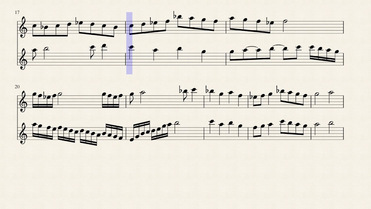 Flute duo No.1 YouTube