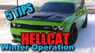5 Tips for Dodge Challenger SRT Hellcat Winter Driving