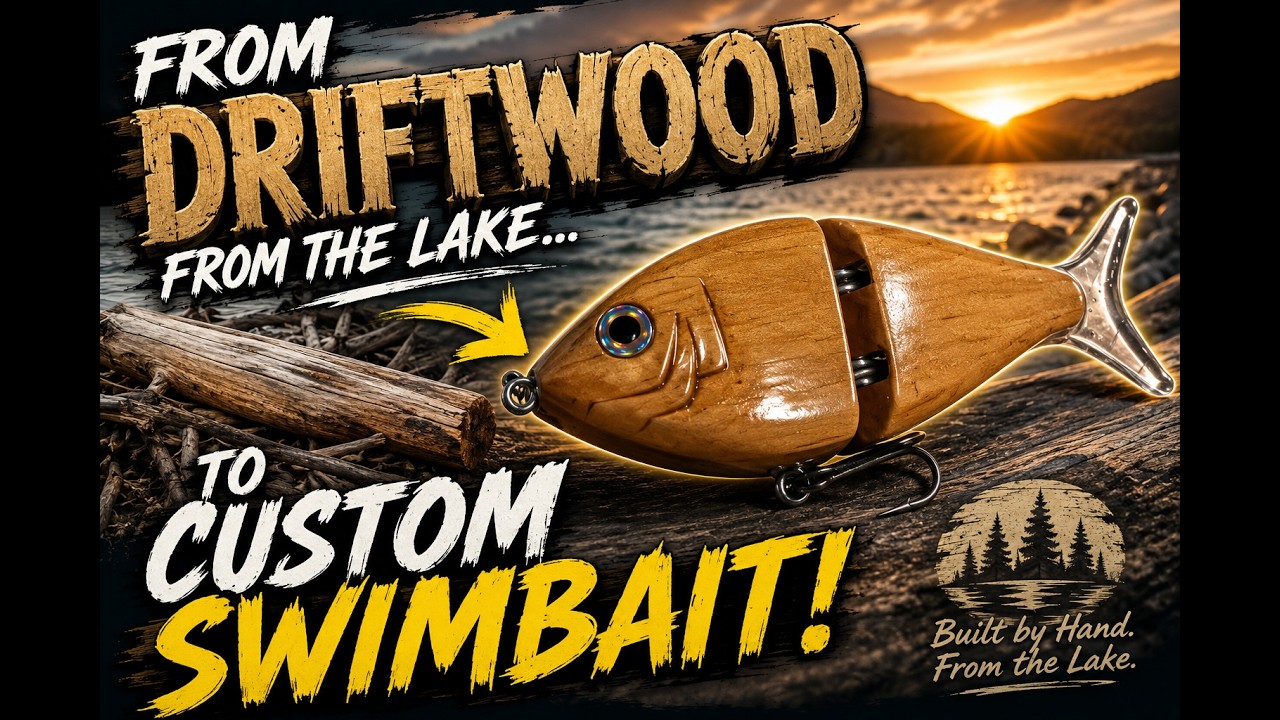 I Built a Fishing Lure Using ONLY Driftwood