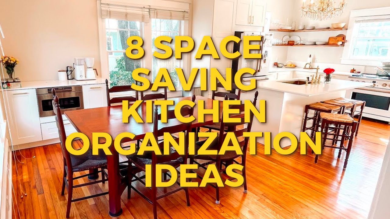 8 Space Saving Kitchen Organization Ideas YouTube