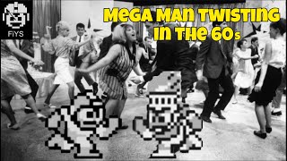 Mega Man and Fire Man twisting in the 60s (ft. Chubby Checker)