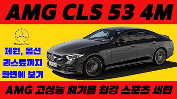 CLS 53 AMG 제원과 옵션 그리고 최대할인 리스료까지 한번에 알아보기