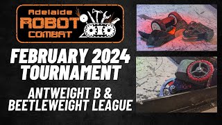 Antweight B & Beetleweight League - February 2024 Tournament