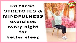Seated Stretches to do Every Night for Better Sleep | Improved Health 💖