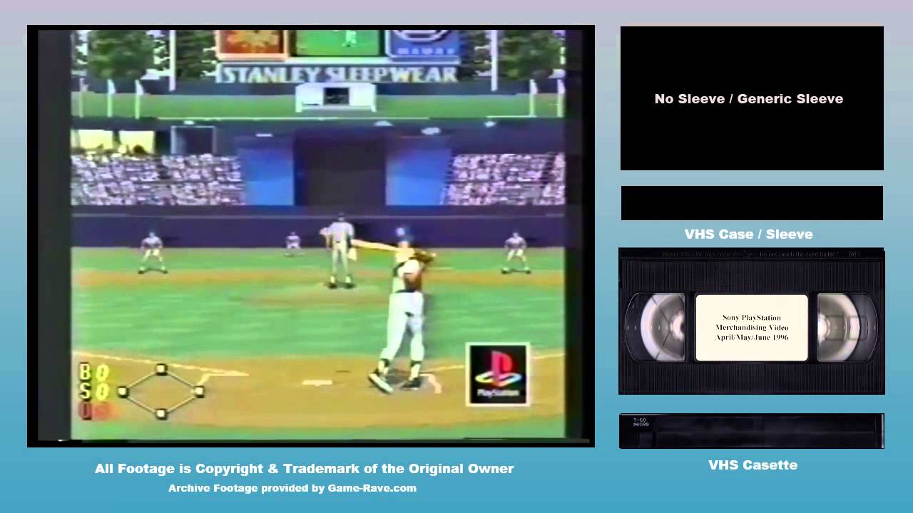 Game-Rave VHS Archive: PlayStation Merchandising Video April / May / June 1996