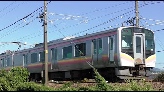 E129系B6編成【4K】信越本線下り普通451M