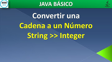 Convertir una Cadena a un Número # Java Básico