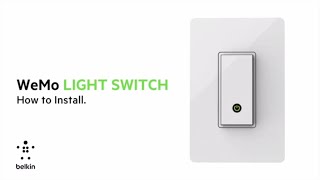 Hands on Wemo Light Switch, WiFi enabled, Works with Alexa and the Google Assistant (F7C030fc)