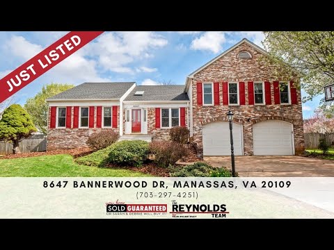 8647 Bannerwood Drive, Manassas, VA home video tour