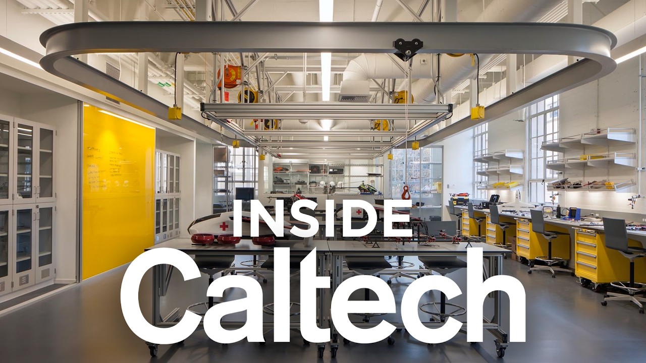 The Secret Lab Creating AI Drone Technology | Caltech Lab Tour - YouTube