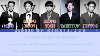 Video thumbnail of "Winner - Color Ring (컬러링) [Hangul/Romanization/English] Color & Picture Coded HD"