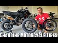 How To Change Your Own Motorcycle Tires