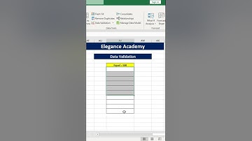 Restrict Equal to 500-Data Validation #excel #msexcel #shortsvideo #shorts #datavalidation