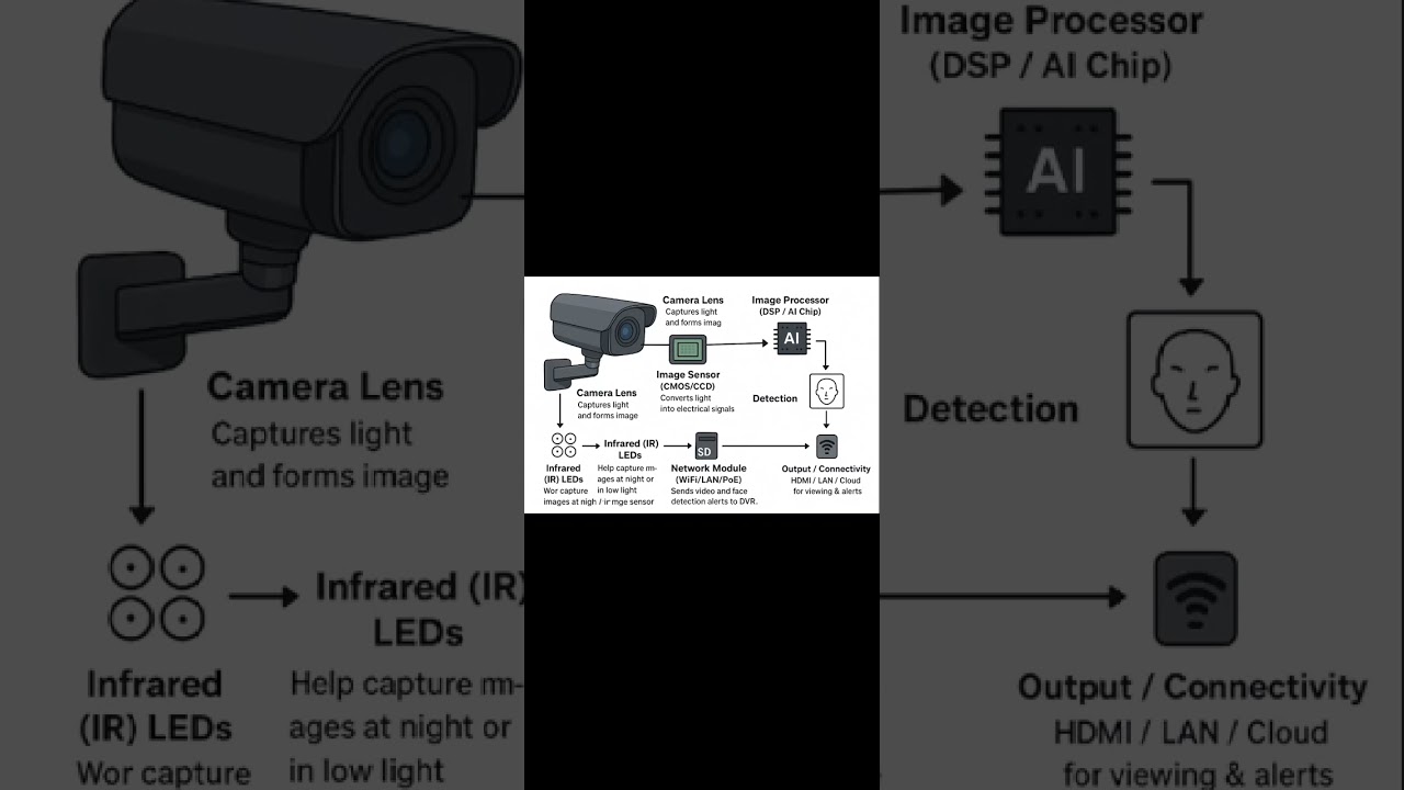 "Face Detection Camera | How It Works | CCTV Technology Explained in Tamil"