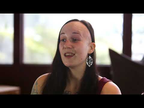 Shaving Her Head for Glioblastoma Awareness