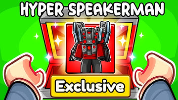 Unlocking #1 HYPER TITAN SPEAKERMAN in Toilet Tower Defense...