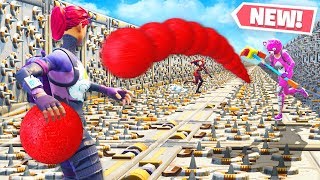 Vikkstar & Preston Vs Lachlan & Alex - Fortnite Spike Trap Dodgeball Playgrounds Mode V2