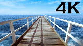 4K Pier Sea Waves Beauty Of Nature Creative Commons Videos Free Hd Videos - No Copyright