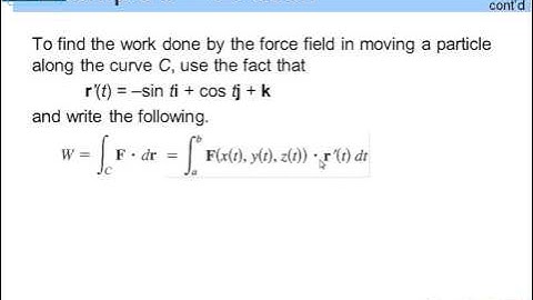 Calculus III Line Integrals Part 5