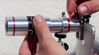 iPhone 7 Hediyeli 18X Zoom Yapabilen Akıllı Telefon Lensi İncelemesi