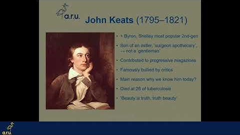 Dr Koenraad Claes - John Keats