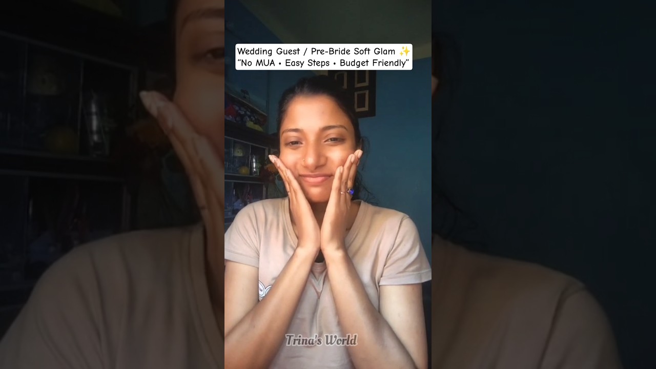 Easy Wedding Guest Self Makeup ✨// Pre-Bride Glow Tutorial ,💄💫 (Step-by-Step)