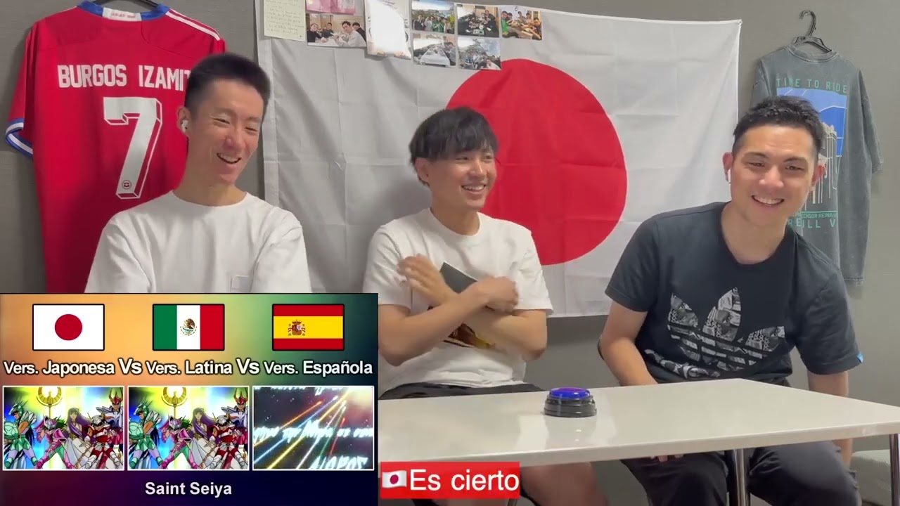 Japoneses Reaccionan al Doblaje Español VS Latino VS Japonés Comparación de Doblajes ( Archive )