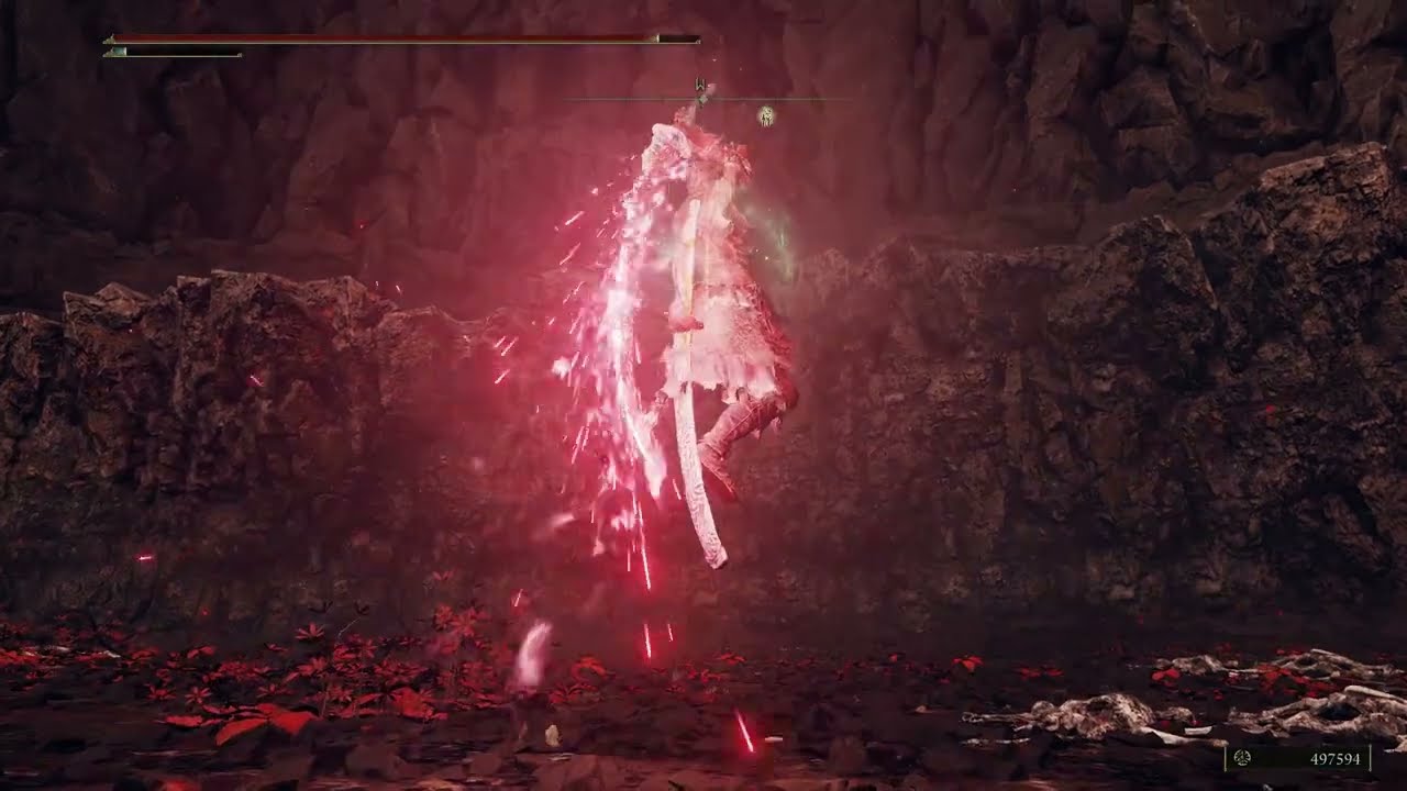 Eldenscrub Longsword Main first time fighting Bae the Rat