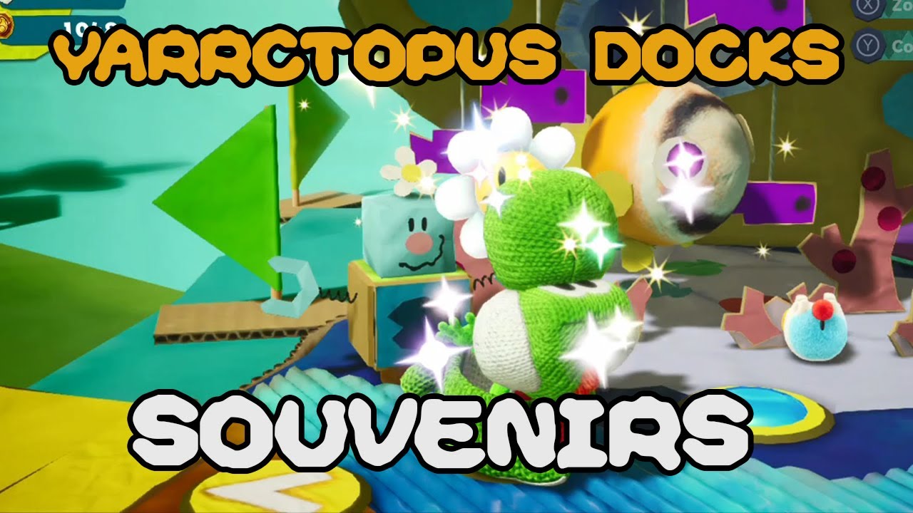 Yoshi's Crafted World: Yarrctopus Docks - Souvenir Hunt