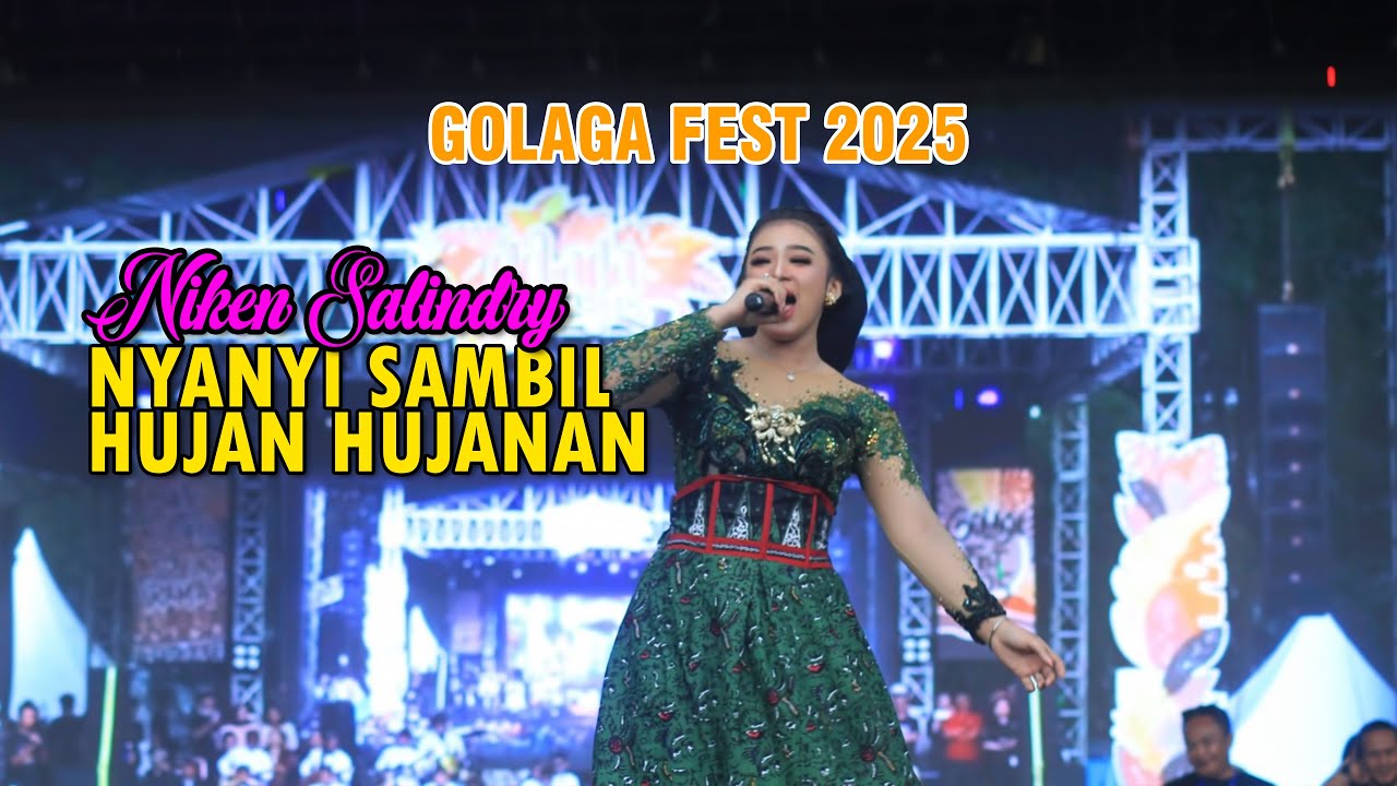 Niken Salindry Tetap Nyanyi Meski Hujan   Golaga Fest 2025