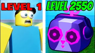 LEVEL 1 To MAX LEVEL 2,550 With SOUND Fruit!  (50 HOURS) Noob To Pro, Blox Fruits Roblox (Update 20)