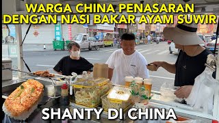 JUAL NASI BAKAR AYAM SUWIR LANGSUNG BIKIN WARGA CHINA HEBOH DAN PENASARAN, HABIS DALAM SEKEJAP