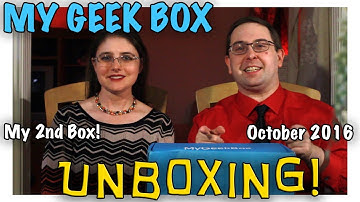 UNBOXING! My Geek Box October 2016 - My 2nd Box!