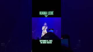 Kiana Ledé live performance of “Ex”| Grudges Tour | The Novo Theater | Sept. 15 2023