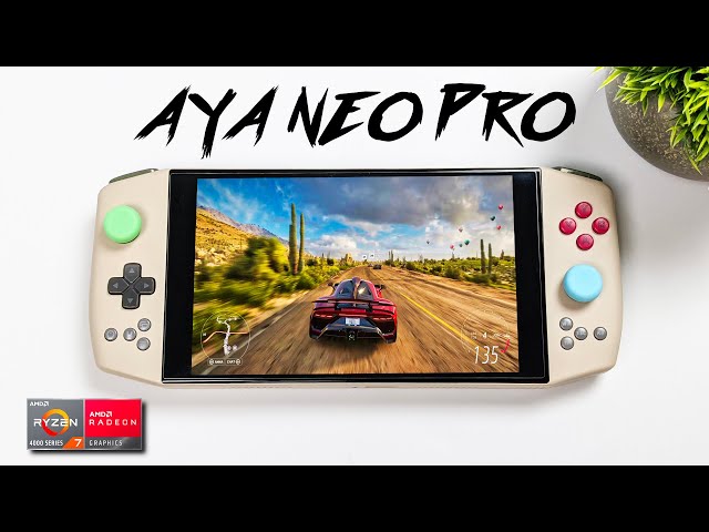 The All-New AYA NEO PRO Is A Hand-Held Ryzen 7 Beast! Hands-On First Look class=