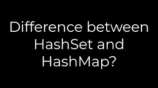 Java :Difference between HashSet and HashMap?(5solution)