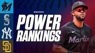 Latest MLB Power Rankings: Marlins consistency, Mariners AL West lead, & Yankees fall without Judge