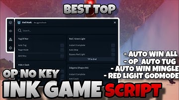 👑 BEST OP *NO KEY* Ink Game Script New Update Roblox 2025 - Auto Win All, OP Tug Of War Rage Mode